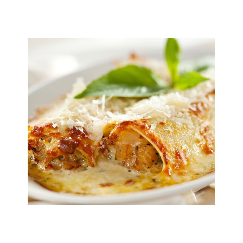 Driehoekjes Ricotta & Spinazie Roomsaus met Parmezaan