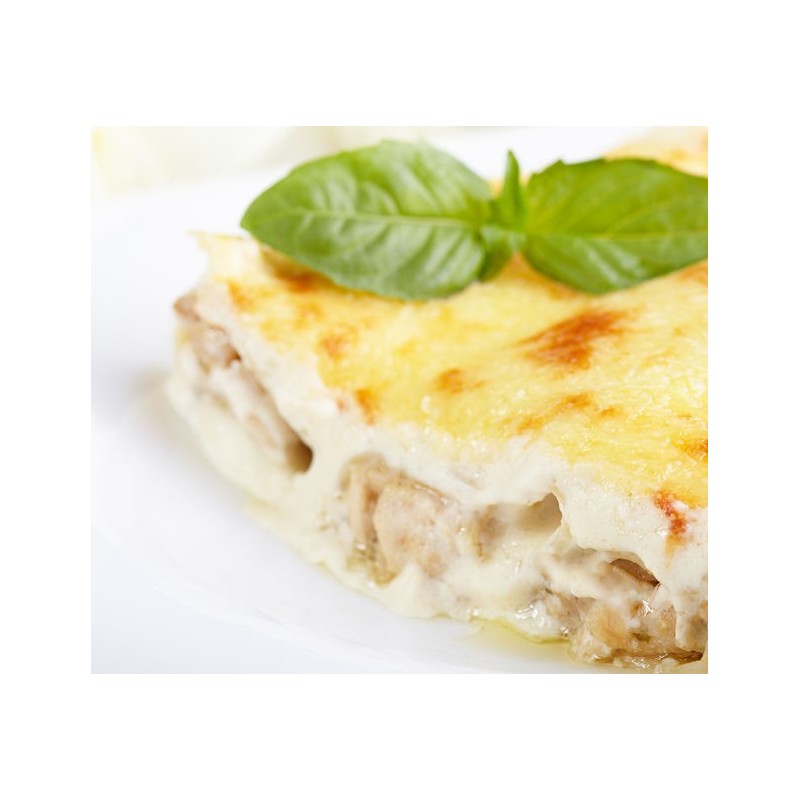 Driehoekjes Ricotta & Spinazie Roomsaus met Parmezaan