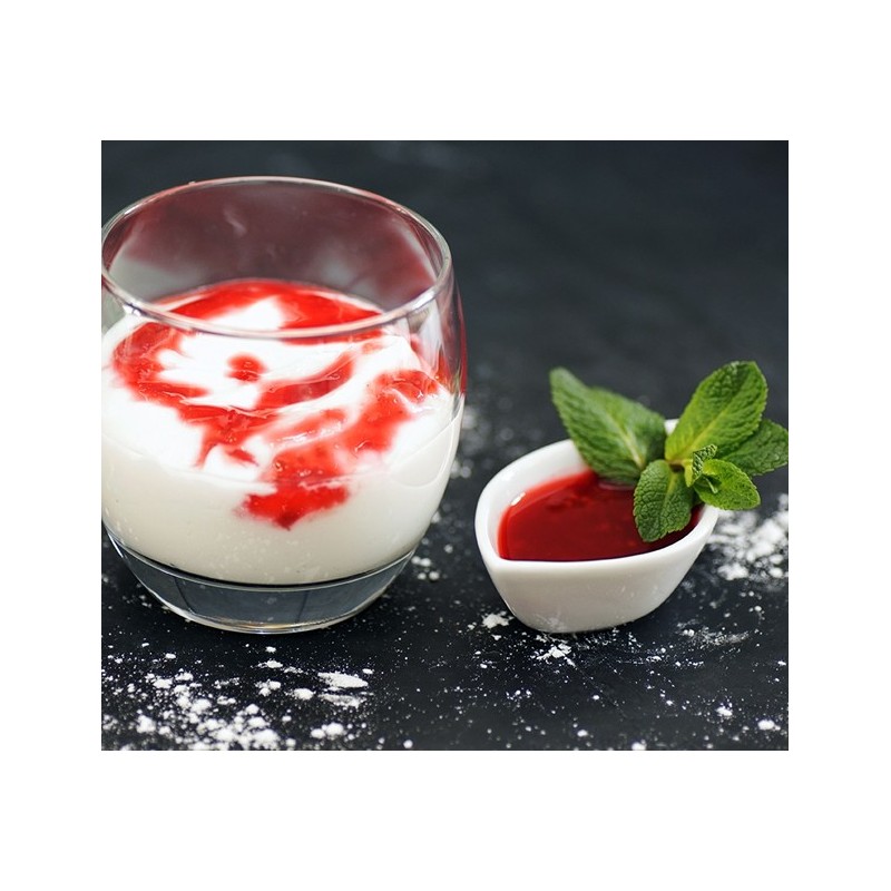 Panacotta Coulis de Framboises
